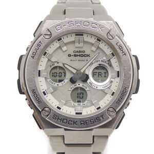 CASIO G-SHOCK GST-W110D-7AJF Radio-Controlled Solar Watch with White Dial